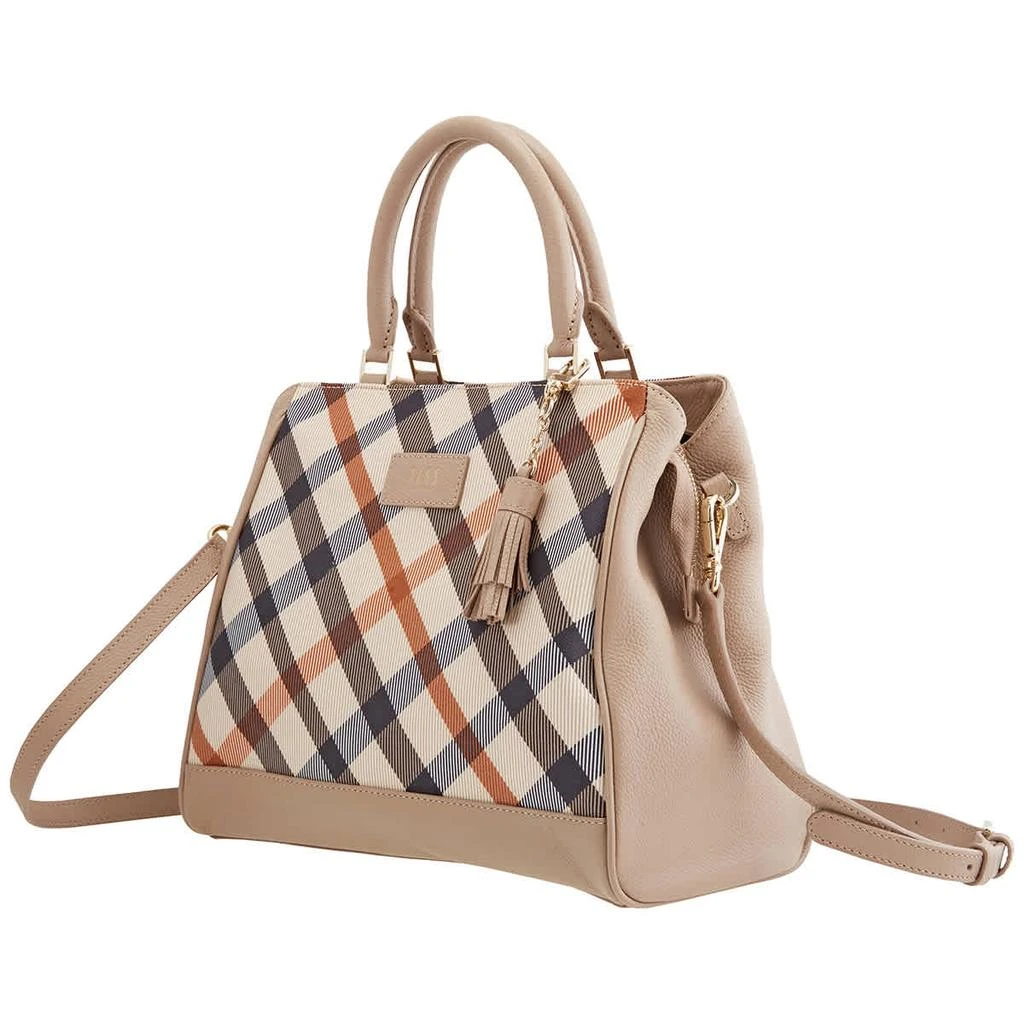 商品DAKS|Daks Ladies Ainley Check Leather Shoulder Bag,价格¥1072,第1张图片