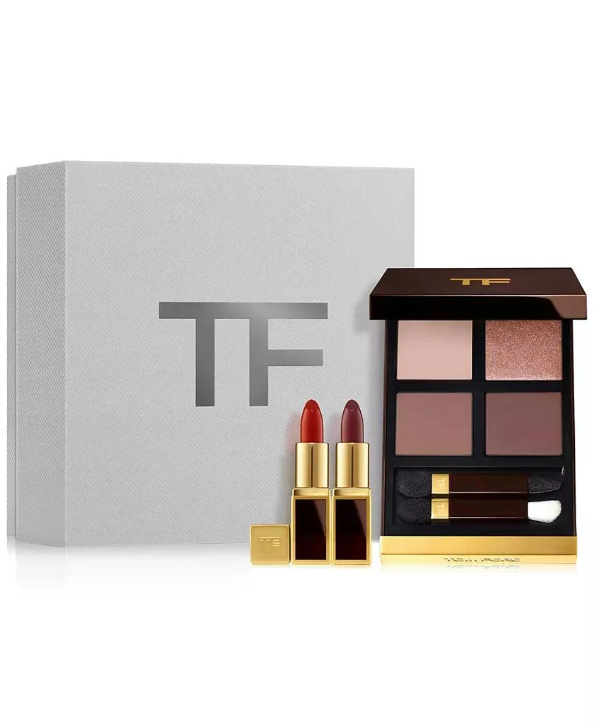 商品Tom Ford|3-Pc. Eye Color Quad & Lip Color Mini Deluxe Set,价格¥623,第1张图片