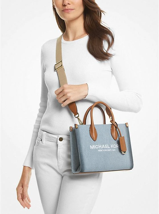 商品Michael Kors|Mirella Small Denim Crossbody Bag,价格¥888,第3张图片详细描述