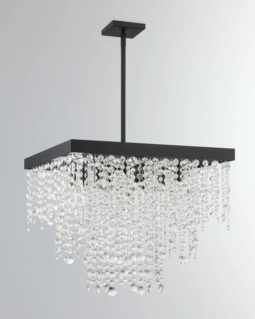 商品Crystorama|Winham 8-Light Antique Gold Chandelier,价格¥14519,第2张图片详细描述