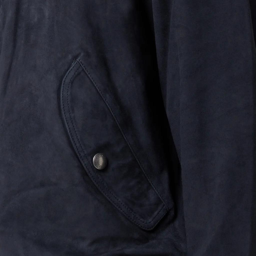商品Ralph Lauren|Polo Ralph Lauren Men's Suede Bomber Jacket - Collection Navy,价格¥6963,第6张图片详细描述