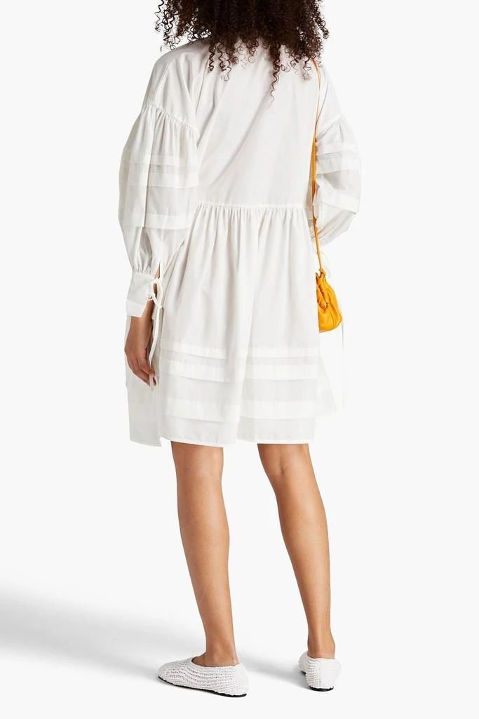 商品CECILIE BAHNSEN|Amelie gathered taffeta wrap dress,价格¥1803,第3张图片详细描述