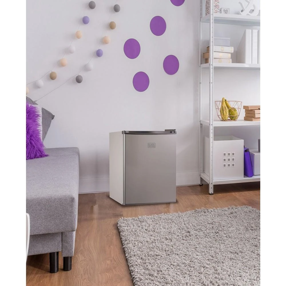 商品Black & Decker|1.7' Cubic Energy Star Mini Fridge with 1 Door,价格¥2009,第5张图片详细描述