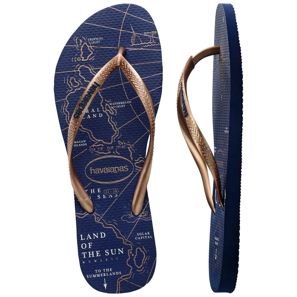 商品Havaianas|Slim Nautical Flip Flop Sandal,价格¥254,第2张图片详细描述