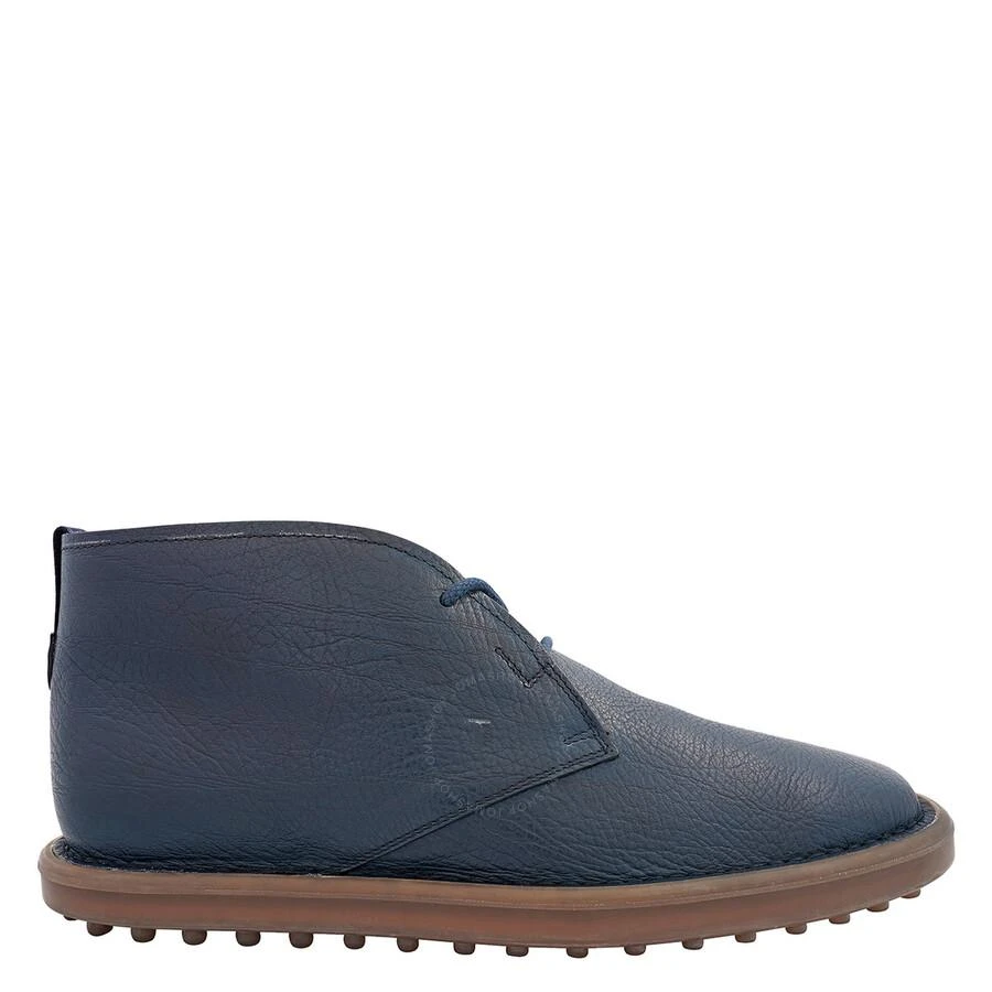 商品Tod's|Men's Blue Leather Desert Boots,价格¥1459,第1张图片