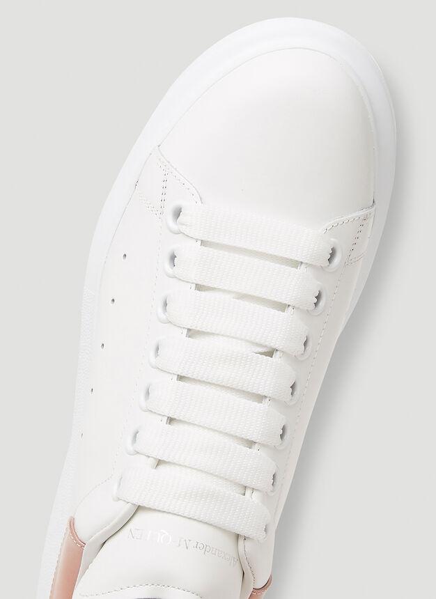 商品Alexander McQueen|Larry Oversized Sneakers in White,价格¥2164,第7张图片详细描述