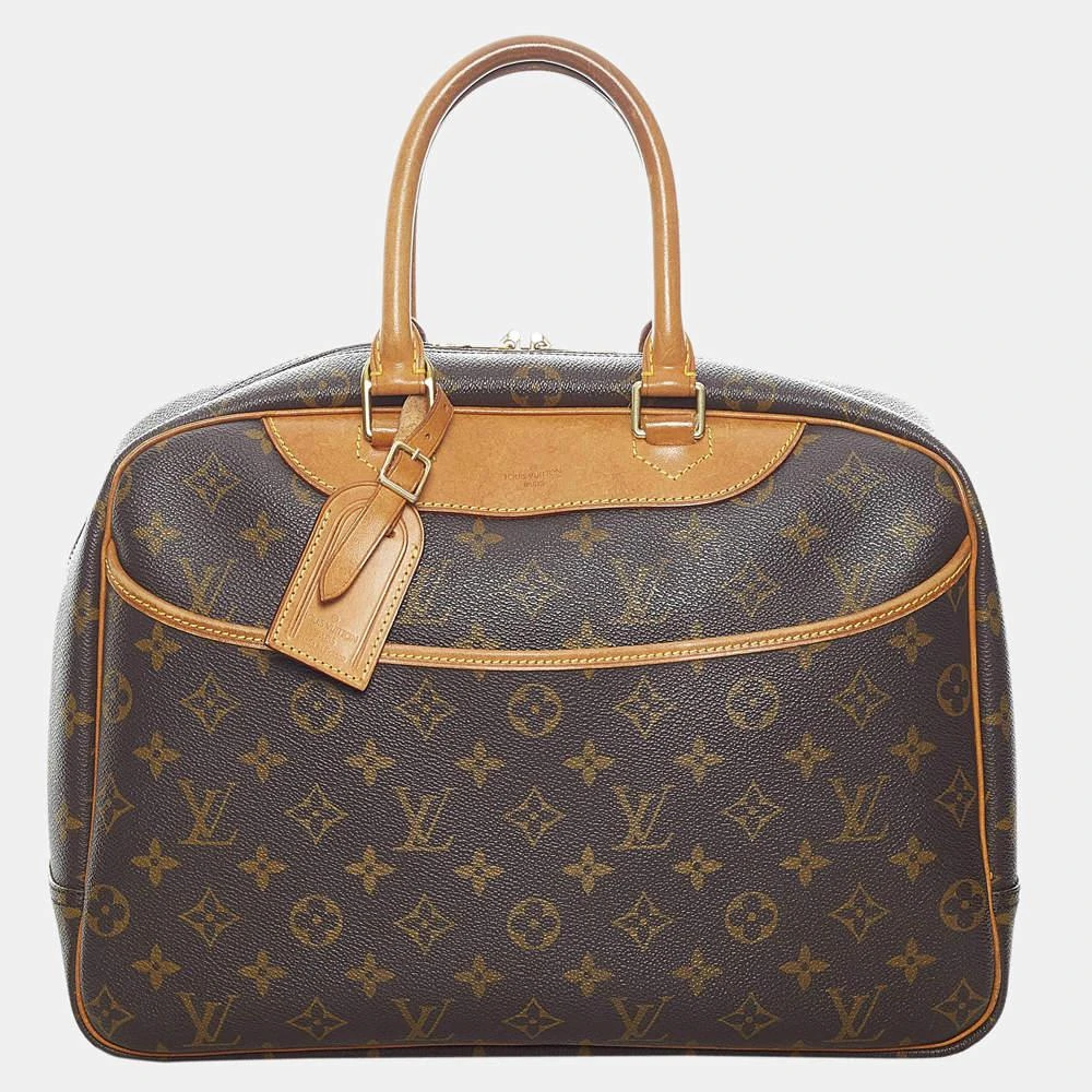 商品[二手商品] Louis Vuitton|Louis Vuitton Brown Monogram Deauville,价格¥5893,第1张图片