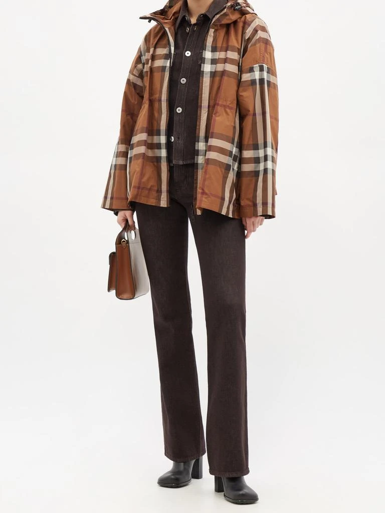 Bacton hooded checked coat 商品