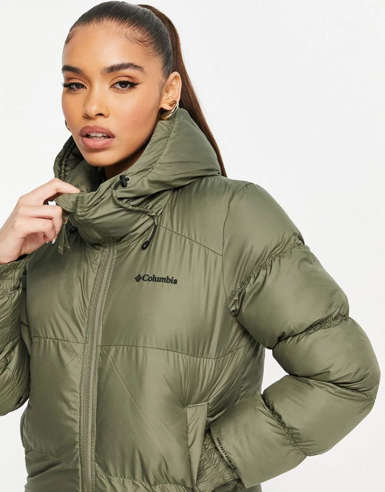 商品Columbia|Columbia Pike Lake long puffer jacket in green,价格¥889,第4张图片详细描述