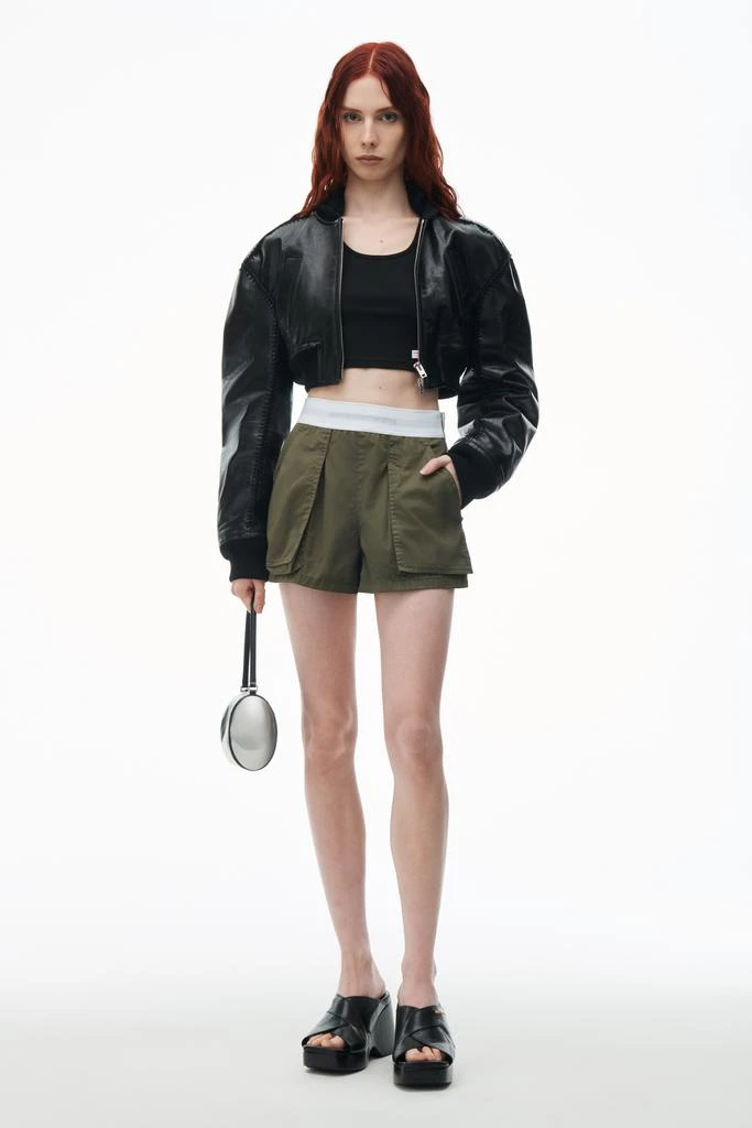 商品Alexander Wang|High-Waisted Cargo Rave Short,价格¥3713,第1张图片