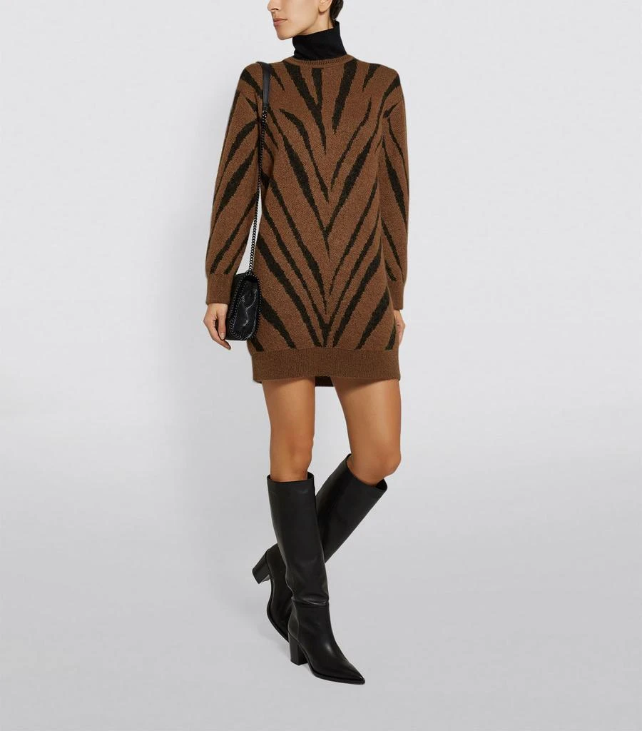 商品Max Mara|Knitted Zebra Print Dress,价格¥4666,第4张图片详细描述