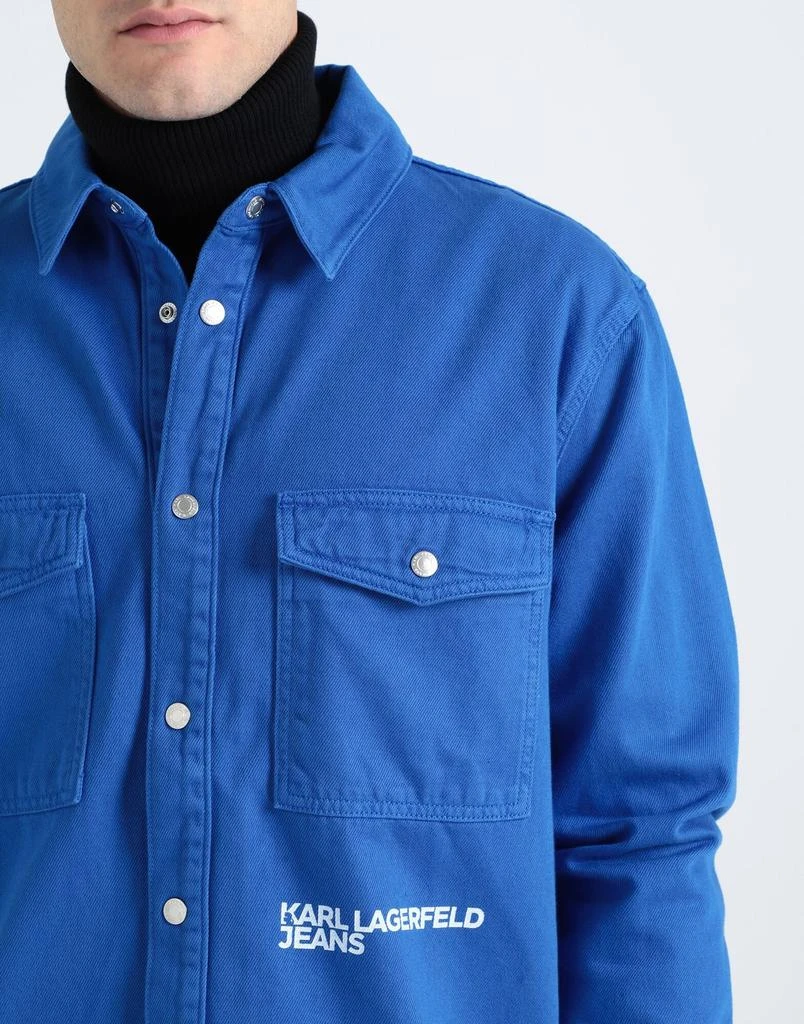商品KARL LAGERFELD JEANS|Denim shirt,价格¥942,第4张图片详细描述
