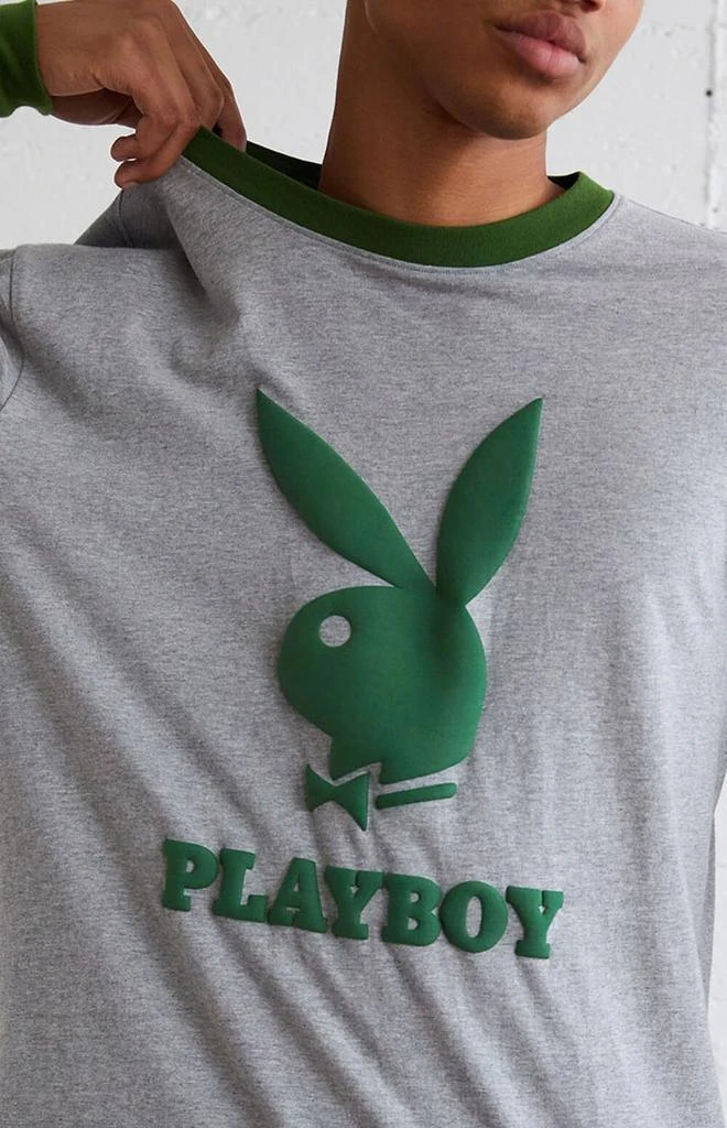 商品Playboy|By PacSun Contrast Long Sleeve T-Shirt,价格¥176,第3张图片详细描述