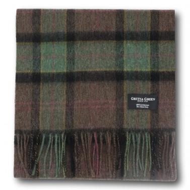 Gretna Green 100%羊毛围巾 - 绿色格子商品第1张图片规格展示