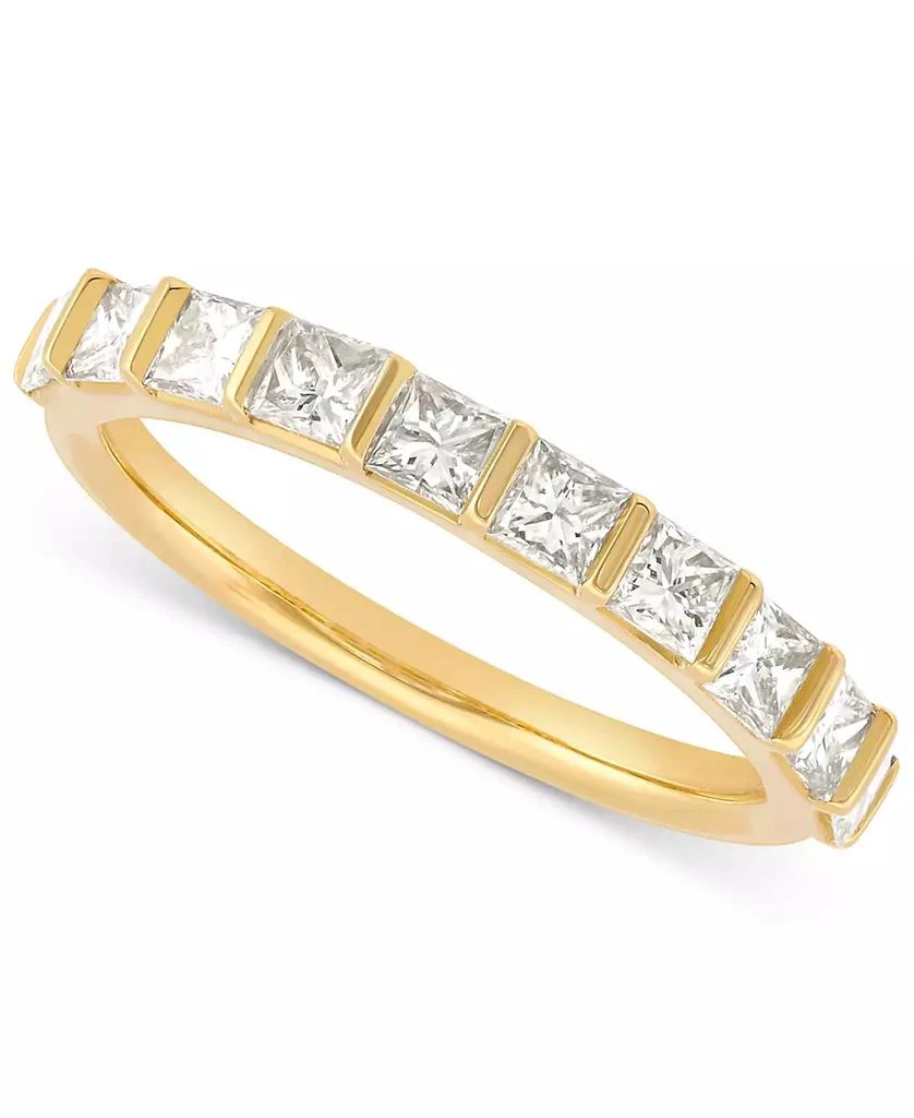 商品Macy's|Diamond Princess Ten Stone Band (1 ct. t.w.) in 14k Gold,价格¥7259,第1张图片