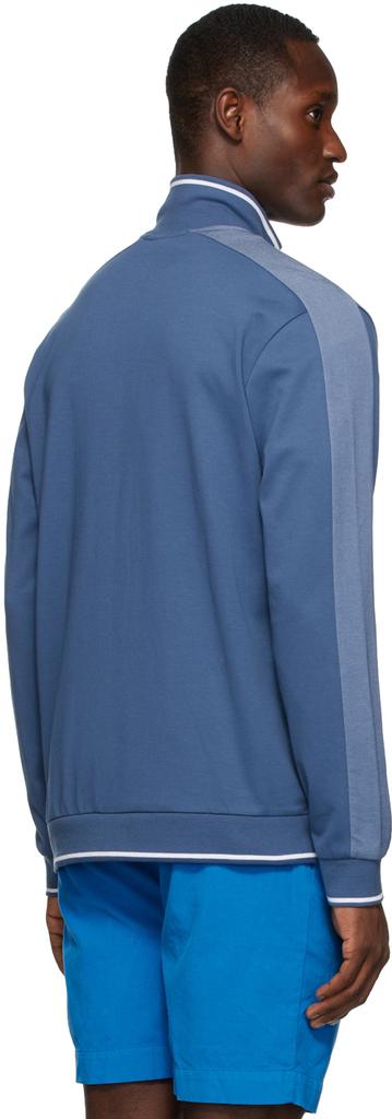 Blue Regular-Fit Logo Zip Jacket商品第3张图片规格展示