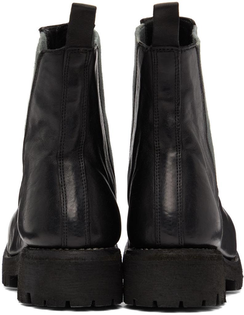 商品guidi|Black Leather Chelsea Boots,价格¥11076,第4张图片详细描述