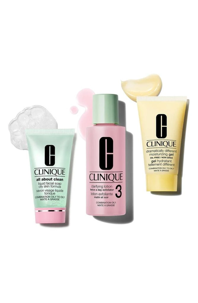 商品Clinique|Skin School Supplies: Cleanser Refresher Course Set - Combination Oily,价格¥150,第2张图片详细描述