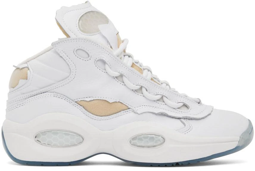 商品MAISON MARGIELA|White Reebok Classics Edition Question Memory Of Sneakers,价格¥2174,第1张图片