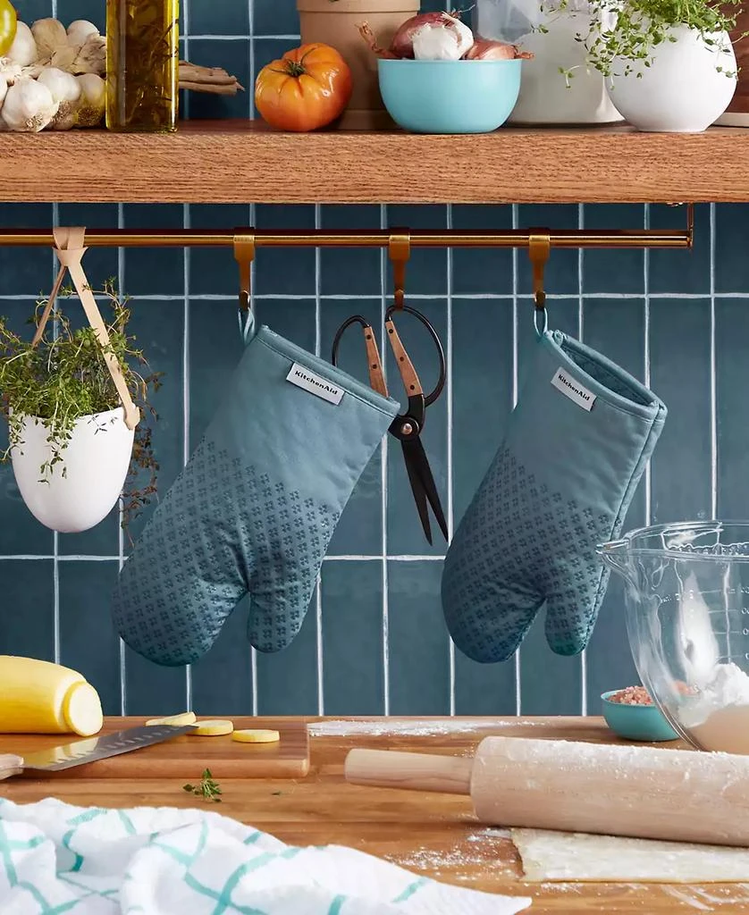 商品KitchenAid|Asteroid Oven Mitt 2-Pack Set, 7" x 12.5",价格¥139,第5张图片详细描述