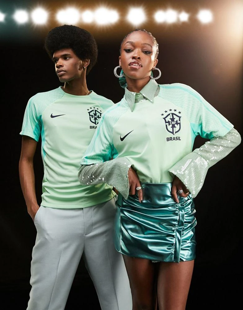 商品NIKE|Nike Football World Cup 2022 Brazil unisex t-shirt in green,价格¥269,第2张图片详细描述