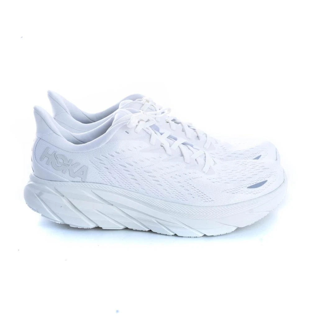 商品Hoka One One|男款 Clifton 8 跑鞋 纯白色,价格¥534,第1张图片