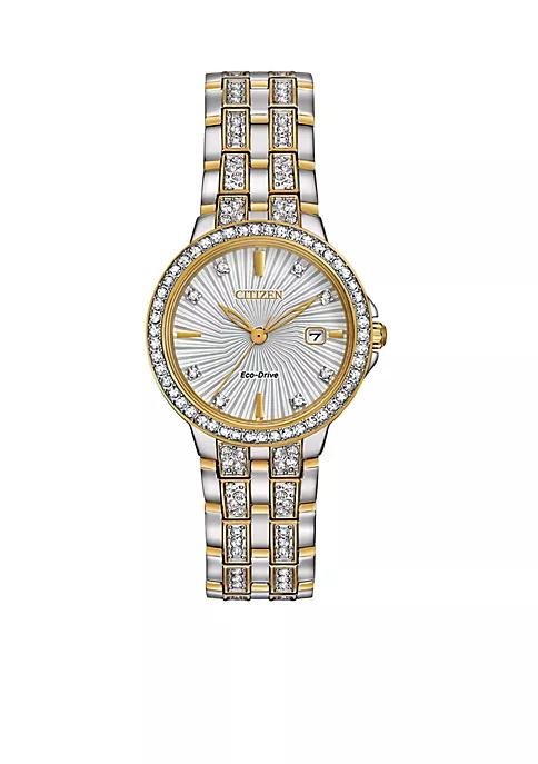 Women's Two-Tone Watch商品第1张图片规格展示