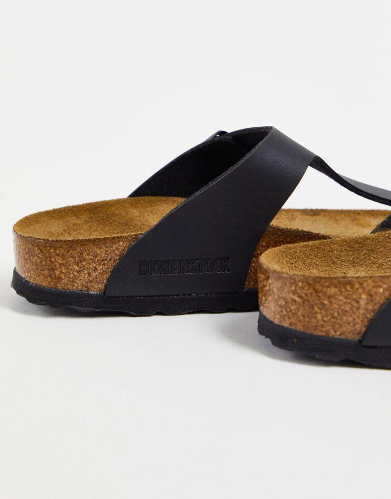 Birkenstock Gizeh toepost sandals in black商品第2张图片规格展示