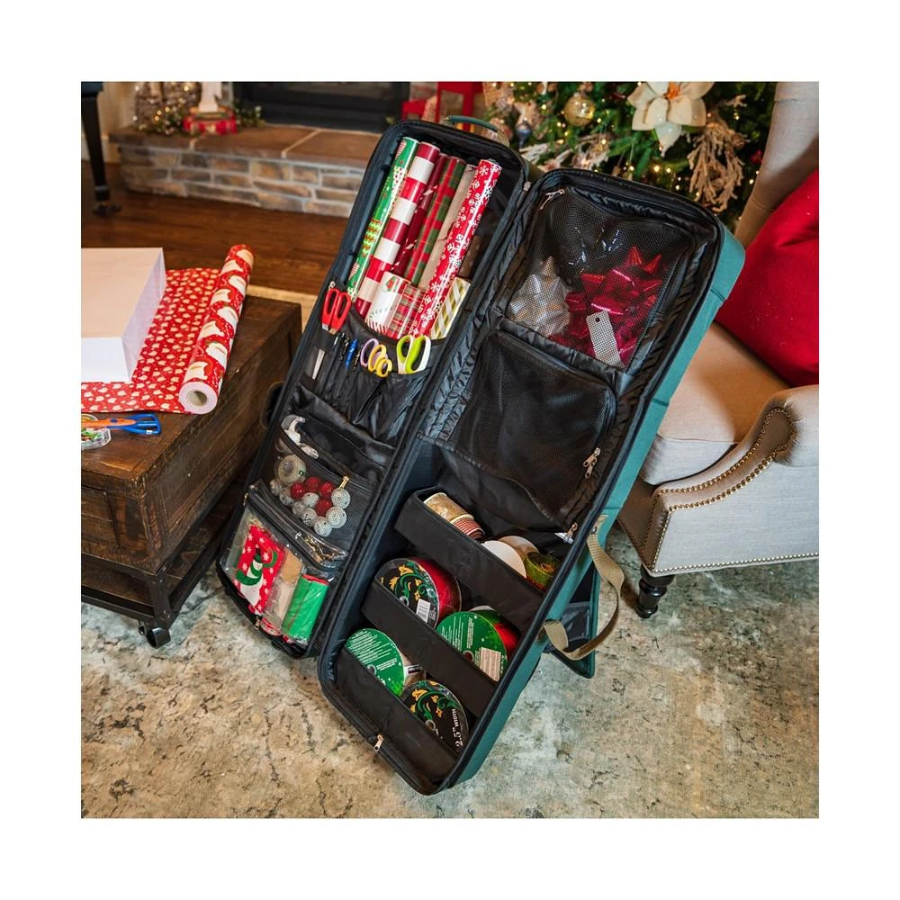 商品Northlight|Christmas Deluxe Gift Wrap and Craft Station Bag, 42",价格¥5209,第4张图片详细描述