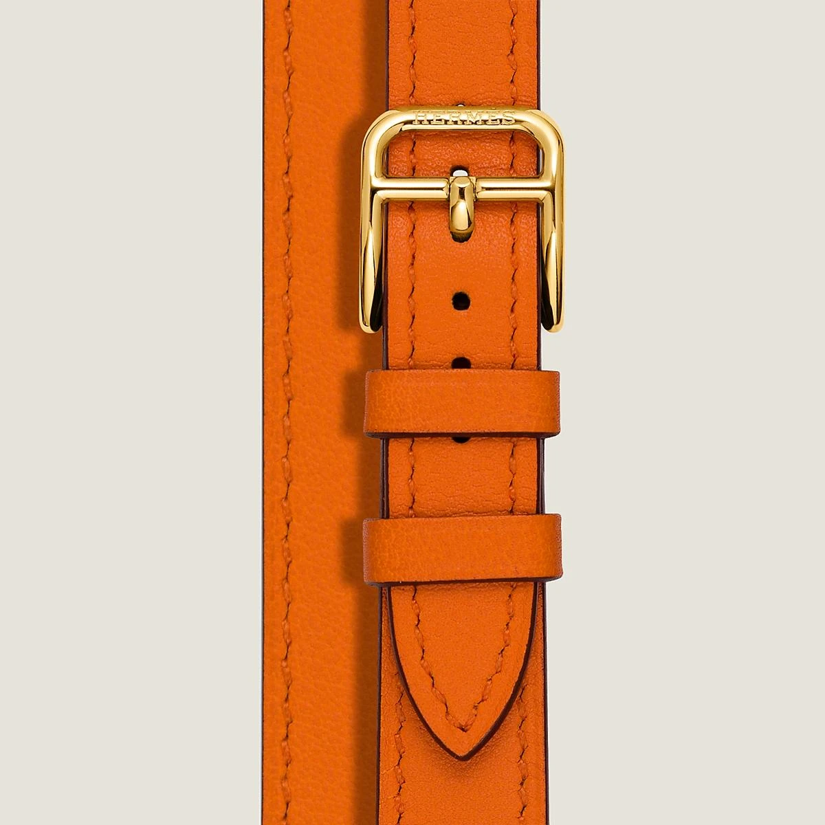 【预售】 爱马仕 24秋冬 女士 手表带 Bracelet pour Heure H Petit modèle 25 mm, double tour WKB0046WK93107 商品