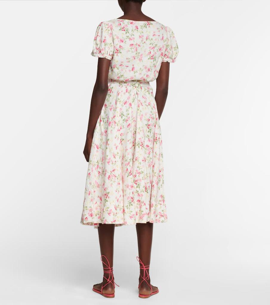 商品Ralph Lauren|印花亚麻连衣裙,价格¥2209,第5张图片详细描述