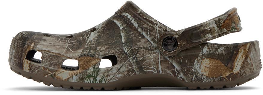 商品Crocs|Khaki Realtree EDGE Edition Classic Clogs,价格¥429,第5张图片详细描述