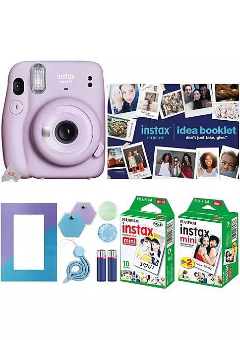 商品Fujifilm|Fujifilm Instax Mini 11 Instant Film Camera Lilac Purple With 2x10 Mini Film Pack,价格¥871,第1张图片