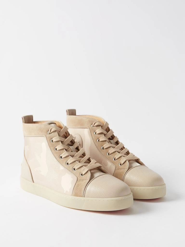 商品Christian Louboutin|Louis Orlato camouflage-jacquard high-top trainers,价格¥4187,第5张图片详细描述