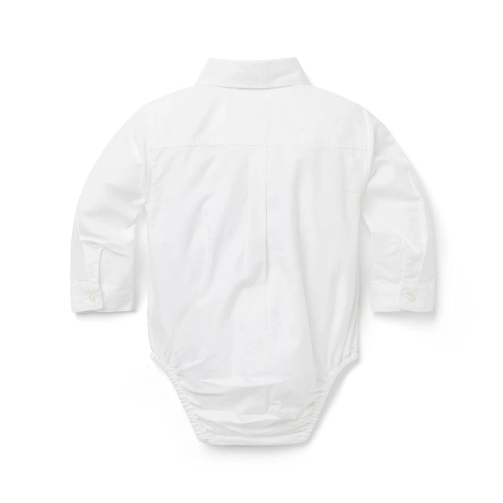 商品Janie and Jack|Train Oxford Bodysuit (Infant),价格¥212,第2张图片详细描述