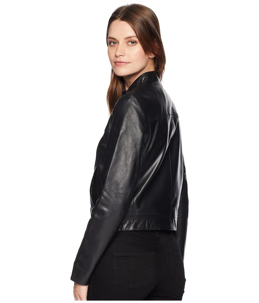 商品Michael Kors|Leather Moto Jacket,价格¥1872,第3张图片详细描述