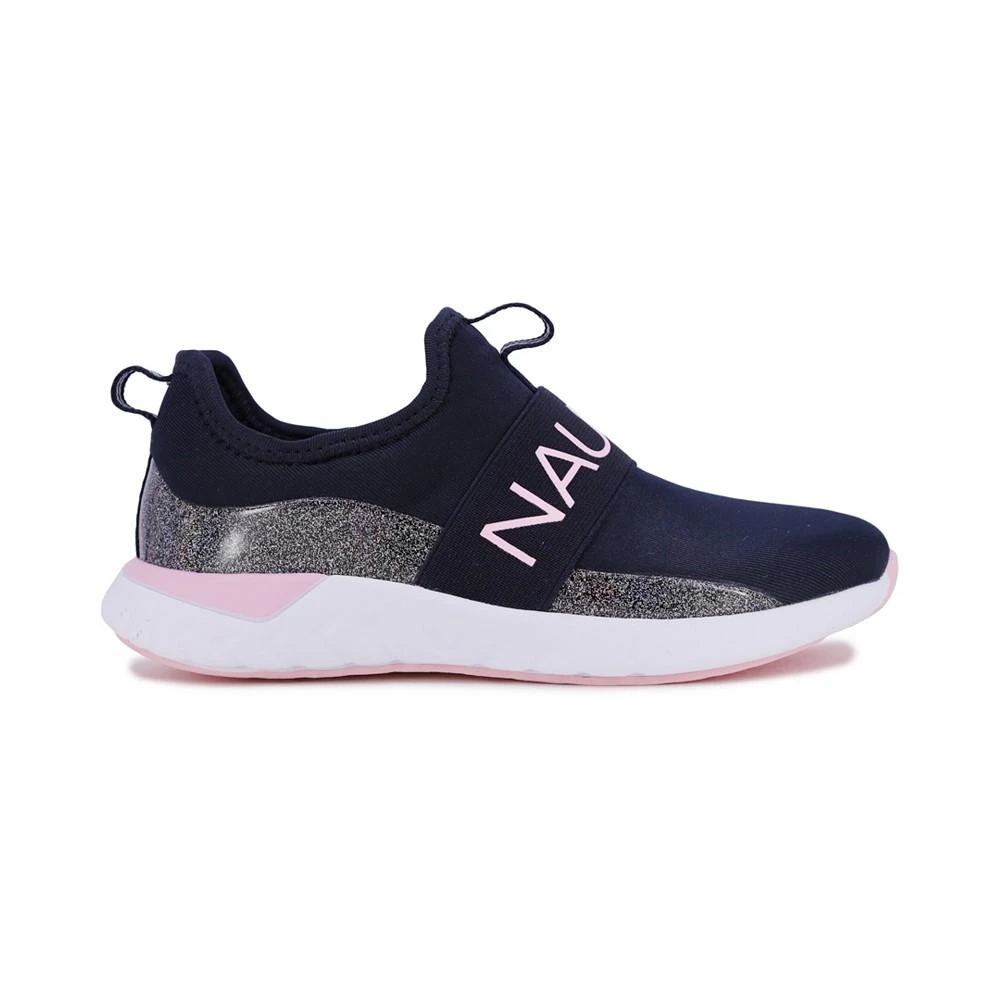 商品Nautica|Toddler Girls Slip-On Glitter Pop Tuva Athletic Sneaker,价格¥210,第2张图片详细描述