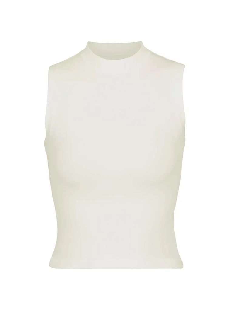 商品SKIMS|Cotton Jersey Mock Neck Tank,价格¥137,第1张图片