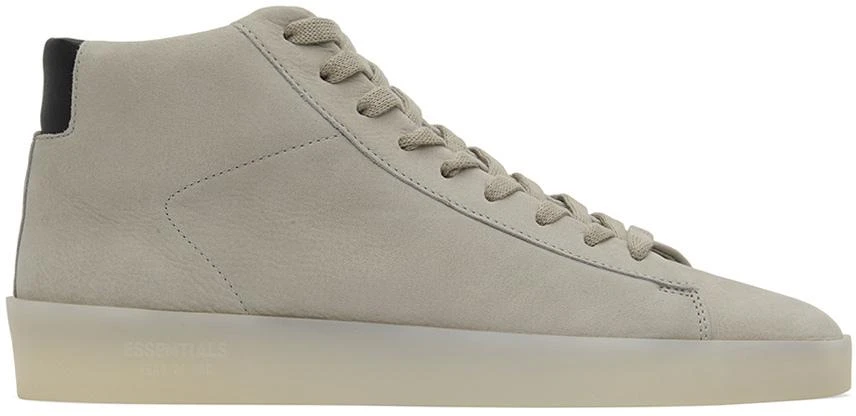 商品Essentials|Gray Tennis Mid Sneakers,价格¥702,第1张图片