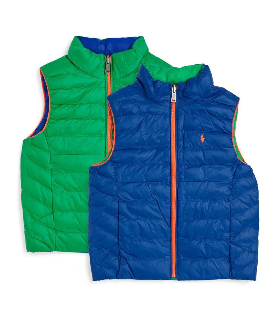 商品Ralph Lauren|Reversible Puffer Gilet (2-7 Years),价格¥823,第1张图片