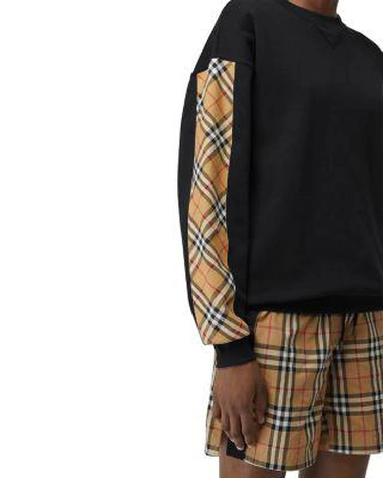 商品Burberry|Check Print Trim Sweatshirt,价格¥3857,第4张图片详细描述