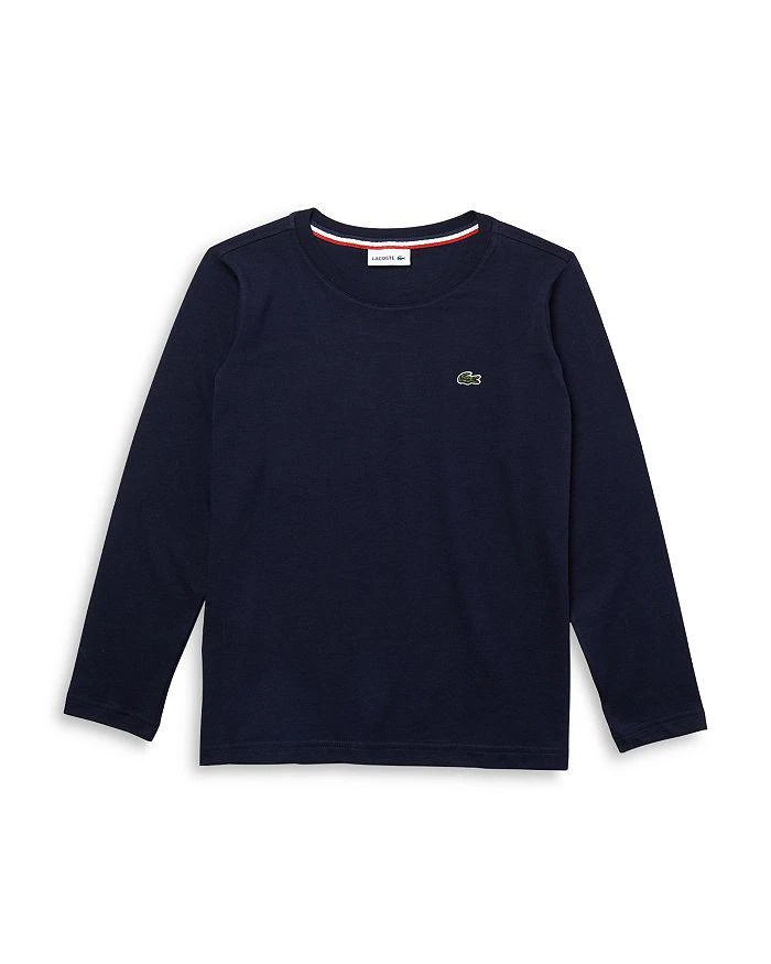 商品Lacoste|Boys' Cotton Long Sleeved Tee - Little Kid, Big Kid,价格¥301,第1张图片