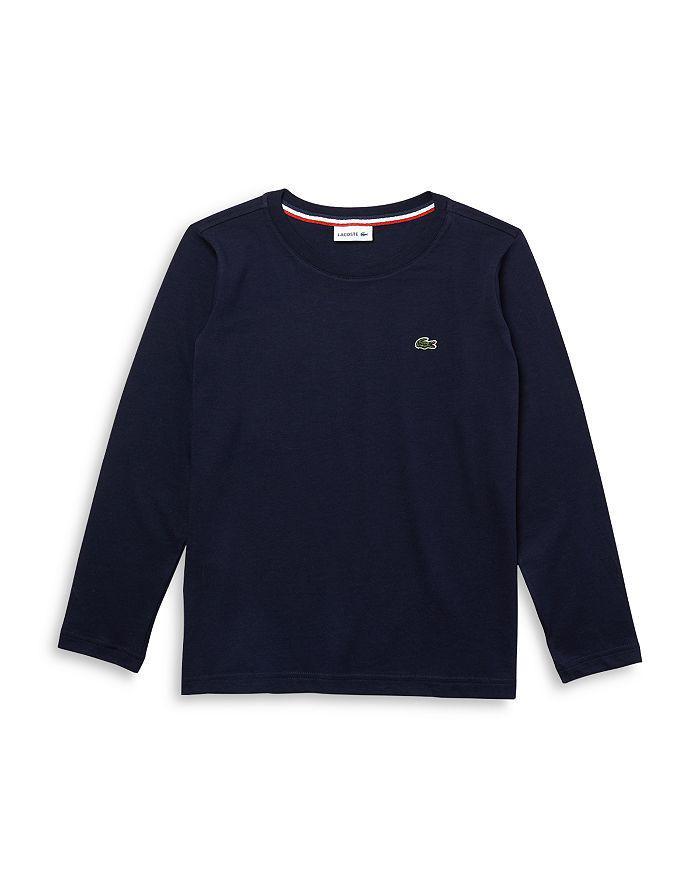 商品Lacoste|Boys' Cotton Long Sleeved Tee - Little Kid, Big Kid,价格¥294,第3张图片详细描述