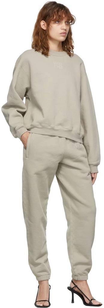 商品Alexander Wang|Taupe Structured Puff Logo Lounge Pants,价格¥1030,第4张图片详细描述