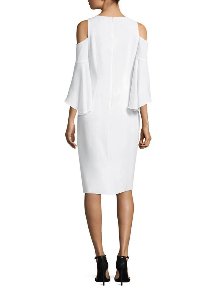 商品Shoshanna|Ruffled Cold-Shoulder Dress,价格¥885,第2张图片详细描述