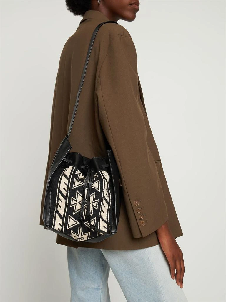 商品Isabel Marant|Buky-ga Graphic Cotton & Leather Bag,价格¥6321,第1张图片详细描述