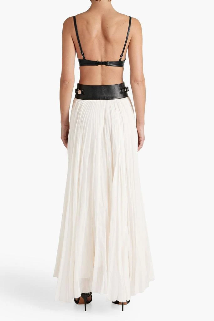 商品Gabriela Hearst|Hay leather bra top,价格¥1925,第3张图片详细描述