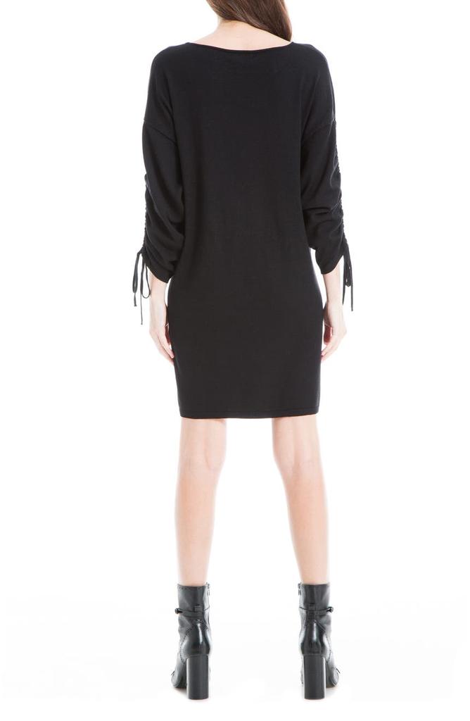 Drawstring-Sleeve Sweater Dress商品第2张图片规格展示
