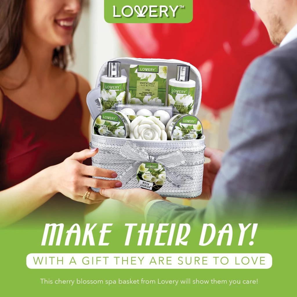 商品Lovery|White Jasmine Home Spa Handmade Bag 14-Piece Set,价格¥266,第5张图片详细描述