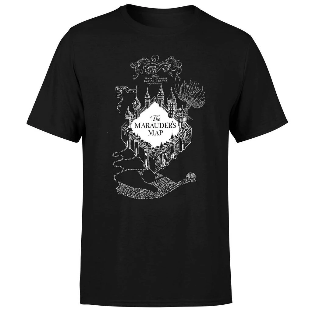 商品Harry Potter|Harry Potter The Marauder's Map Men's T-Shirt - Black,价格¥169,第5张图片详细描述